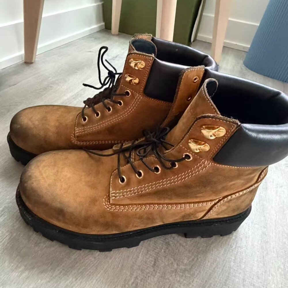 Givenchy Men's Brown Camel Ankle Boots Calfskin